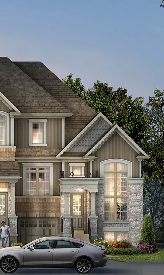 TH3, TRADITIONAL TOWNHOMES, Elevation A