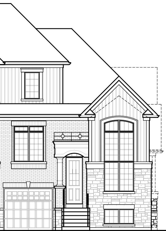 TH5, TRADITIONAL TOWNHOMES, Elevation A